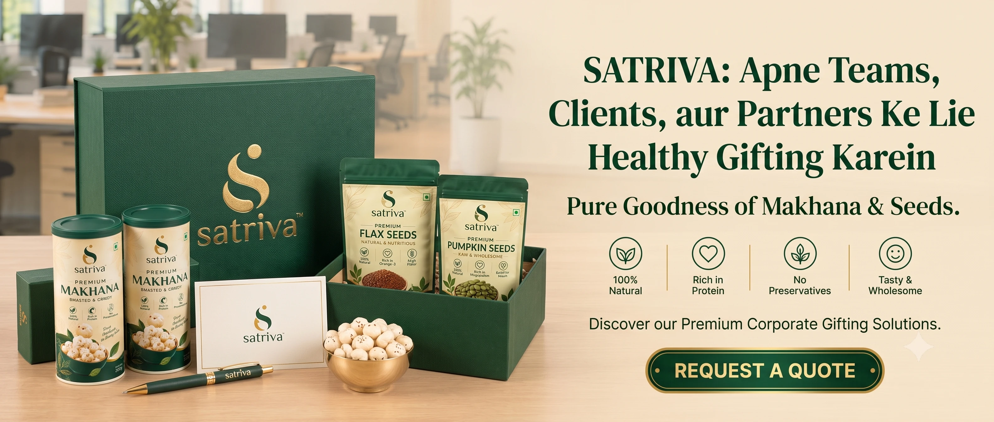 Satriva Corporate Hampers Banner